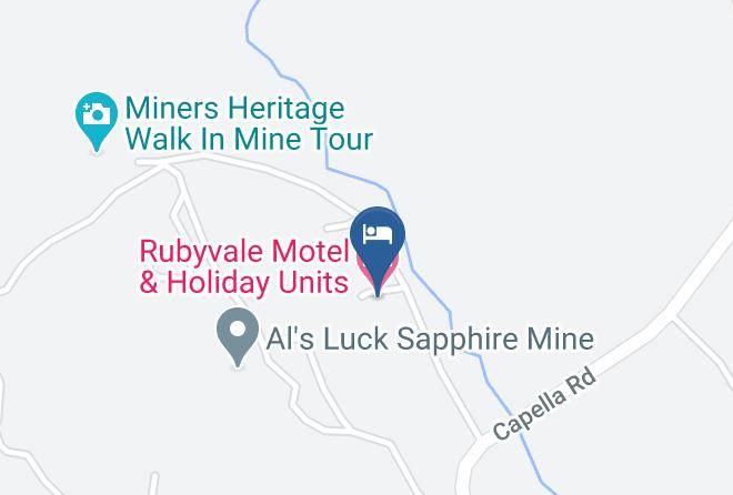 Rubyvale Motel & Holiday Units Map