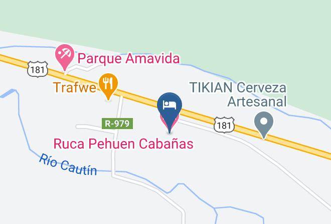 Malleco Province - Ruca Pehuen Cabanas Maps