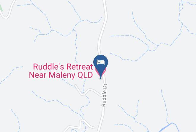 Sunshine Coast - Ruddle's Retreat Near Maleny Qld Maps