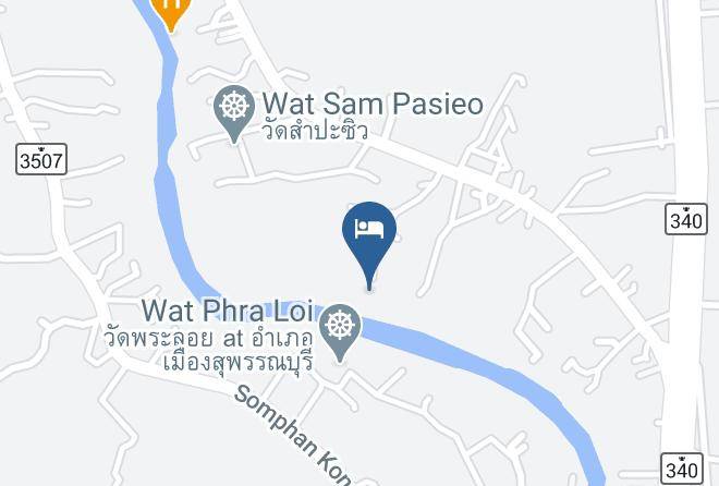 Amphoe Mueang Suphan Buri - Ruean Phae Resort Maps