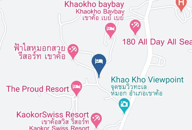 Amphoe Khao Kho - Rueanpanya Khao Kho Resort Maps