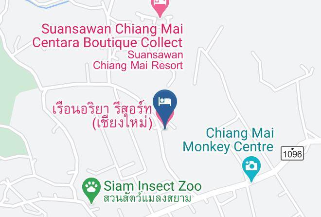 Amphoe Mae Rim - Ruen Ariya Resort Maps
