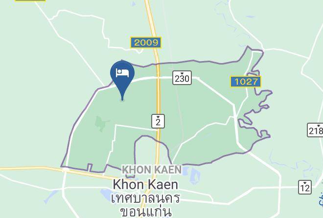 Amphoe Mueang Khon Kaen - Ruen Dok Kaew Resort Maps