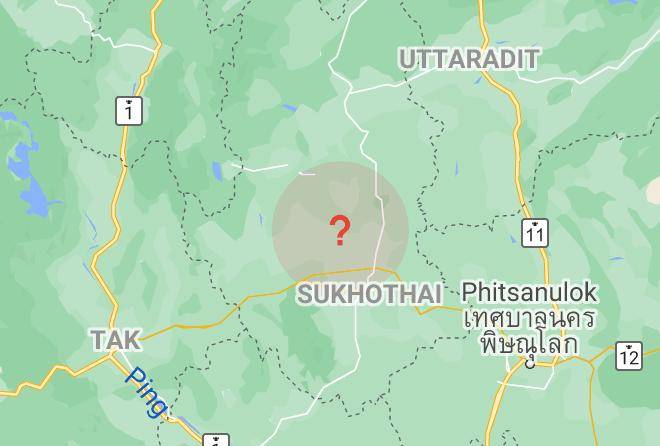 Amphoe Si Samrong - Ruen Narisra Resort Maps