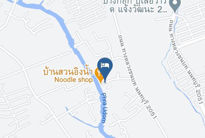 Amphoe Pak Kret - Ruen Pruksa Parichat Boutique Resort Maps