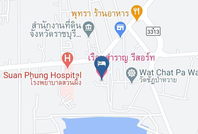 Amphoe Suan Phueng - Ruen Samran Resort Maps