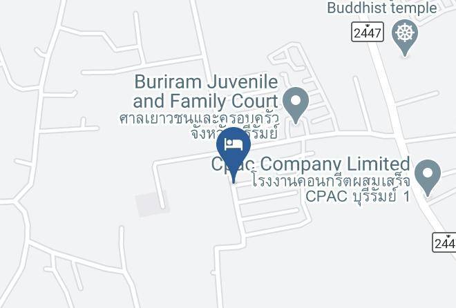 Amphoe Mueang Buri Ram - Ruen Setthee Resort Maps