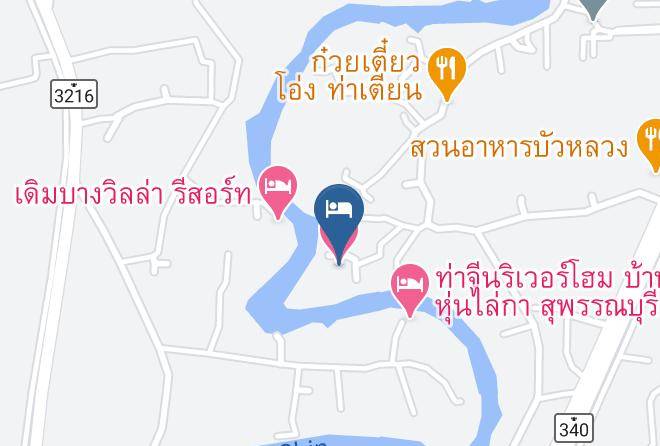 Amphoe Doem Bang Nang Buat - Ruen Suphan Riverside Maps