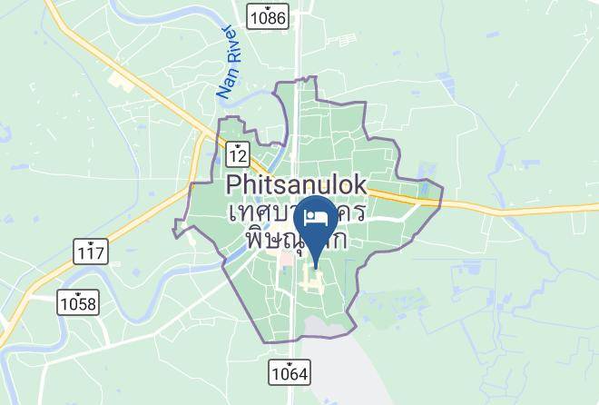 Amphoe Mueang Phitsanulok - Ruen Thai Jong Lux Maps