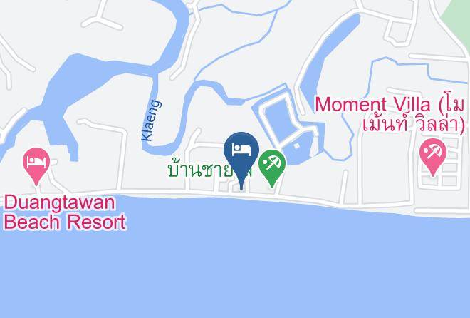 Amphoe Mueang Rayong - Ruen Thai Rim Haad Resort Maps