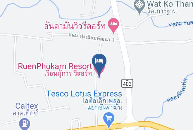 Amphoe Huai Yot - Ruenphukarn Resort Maps