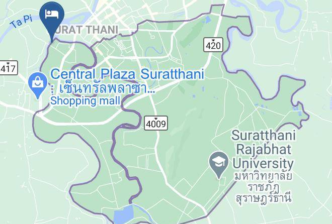 Amphoe Mueang Surat Thani - Ruenthai Rimnam Resort Maps