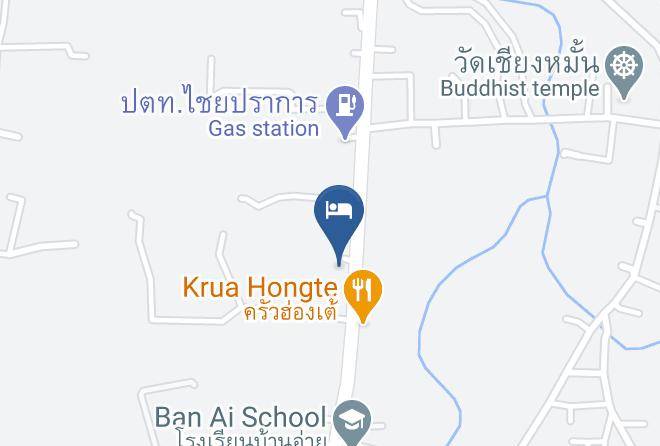 Ruenthai Sunicha Resort Map - Chiang Mai - Amphoe Chai Prakan