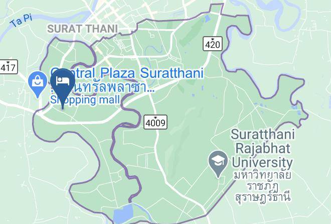 Amphoe Mueang Surat Thani - Ruenthong Resort Surat Thani Maps