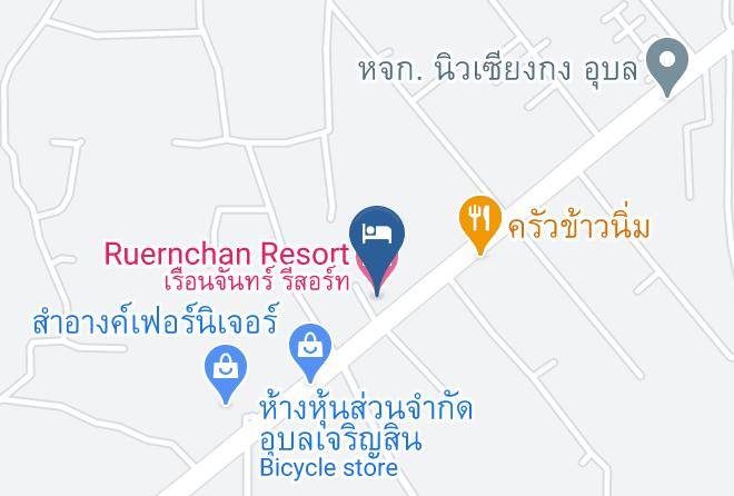 Amphoe Warin Chamrap - Ruernchan Resort Maps