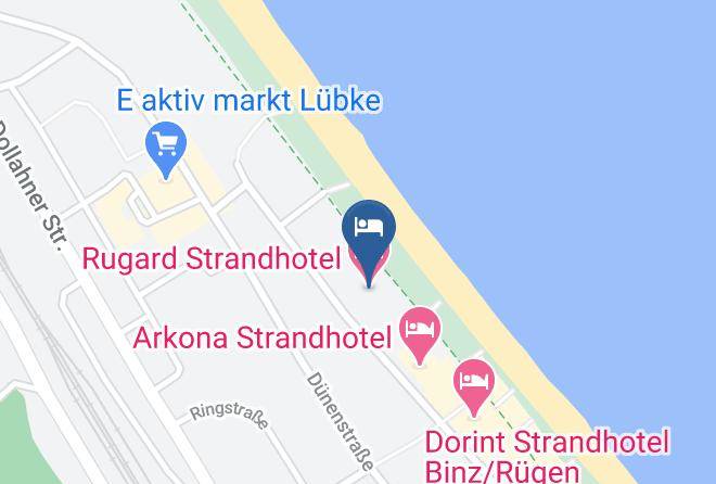 Vorpommern Rugen - Rugard Strandhotel Maps