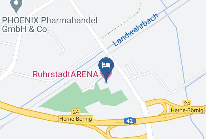 Herne - Ruhrstadtarena Hotel Maps