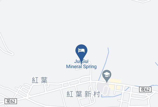 Rui Sui Hot Spring Mapa - Taiwan - Hualiennty