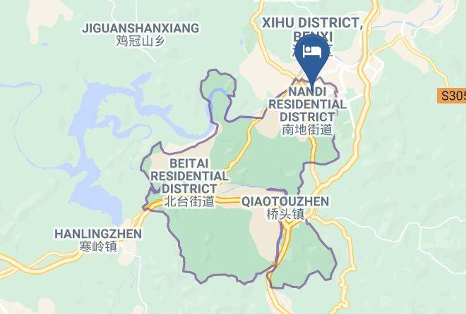 Benxi - Rui Xin Xi Tie Cheng Hotel Benxi Maps