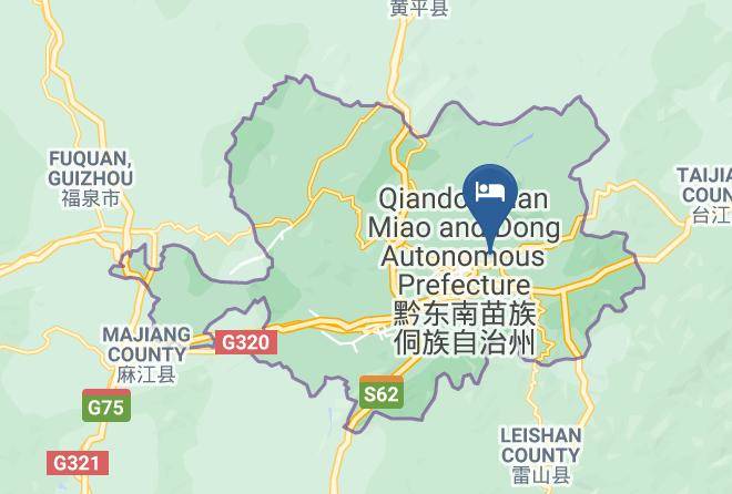 Qiandongnan Aut Prefecture - Ruiling Hotel Maps