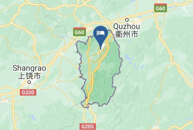 Ruisite Chain Hotel Jiangshan Hushan Map