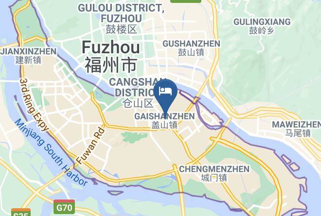 Fuzhou - Ruixiang Hotel Maps