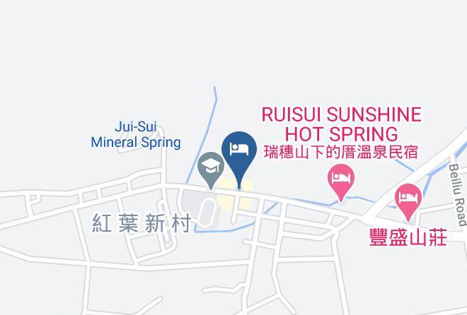 Ruixiong Hot Spring Hotel Mapa - Taiwan - Hualiennty