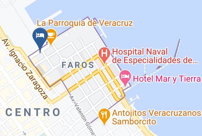 Veracruz Faros - Ruiz Milan Hotel Maps