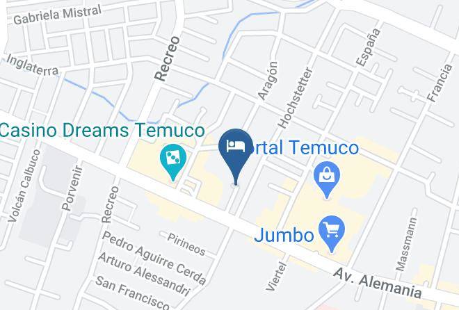 Cautin Province - Ruka Aretun Temuco Maps