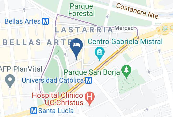 Santiago - Rukaza Lastarria Maps