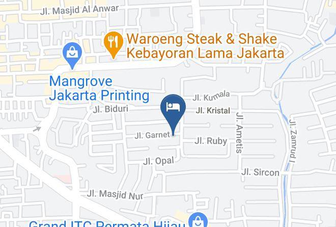 Jakarta Selatan - Rukita Permata Hijau Garnet Maps