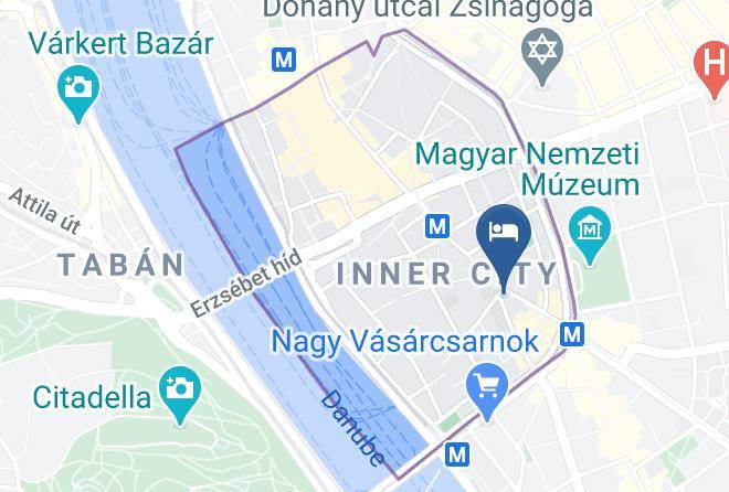 Budapest 5 Kerulet - Hotel Rum Budapest Maps