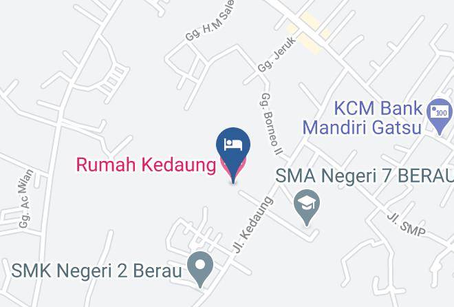 Berau Regency - Rumah Kedaung Maps
