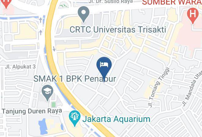 West Jakarta - Rumah Kos Bcl 14 Maps