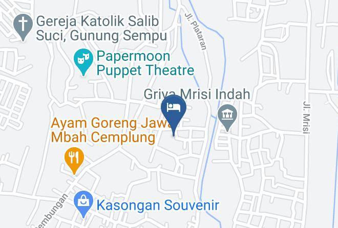 Bantul Regency - Rumah Lotus Yogyakarta Maps