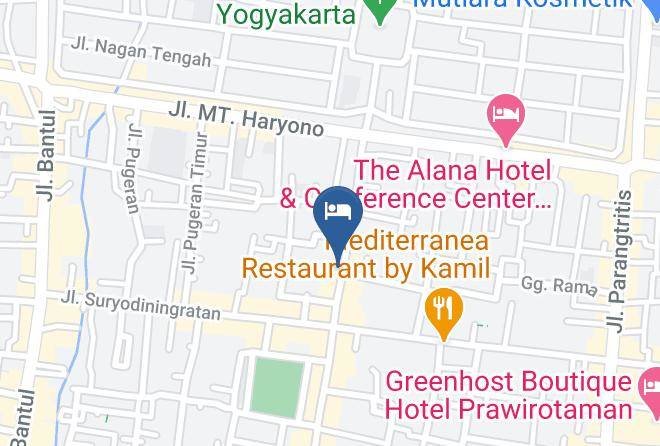 Kota Yogyakarta - Rumah Panjaitan Homestay Maps