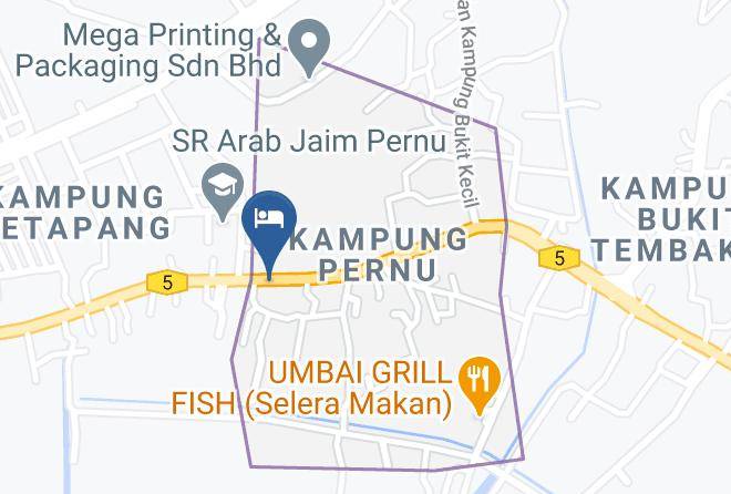 Melaka Tengah - Rumah Rehat Anjung Melayu Maps