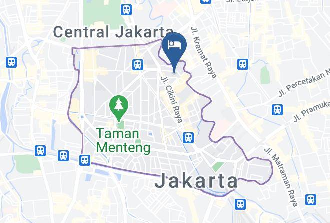 Central Jakarta - Rumah Tani Betawi Maps