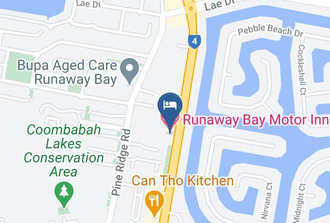 Gold Coast - Runaway Bay Motor Inn Maps