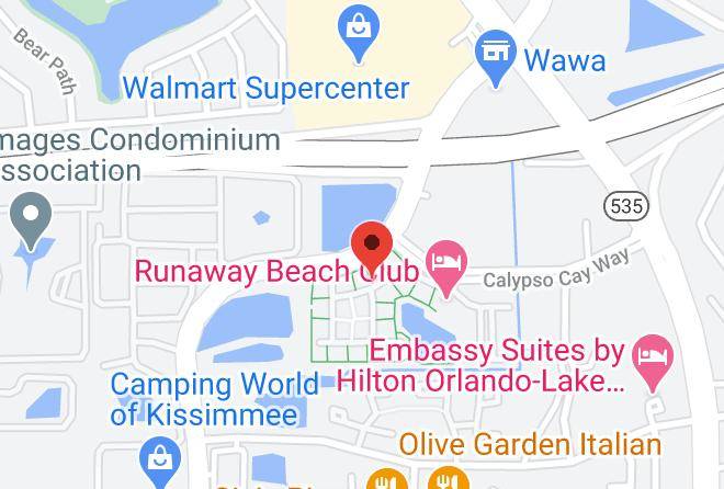 Osceola - Runaway Beach Resort By Magical Memories Maps