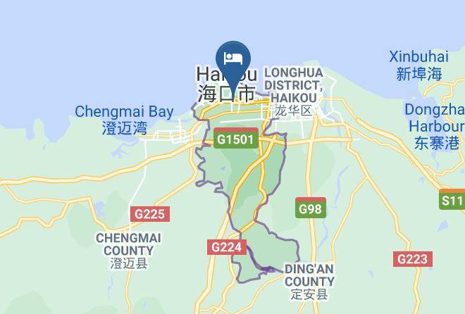 Haikou - Runbao Business Hotel Haikou Maps
