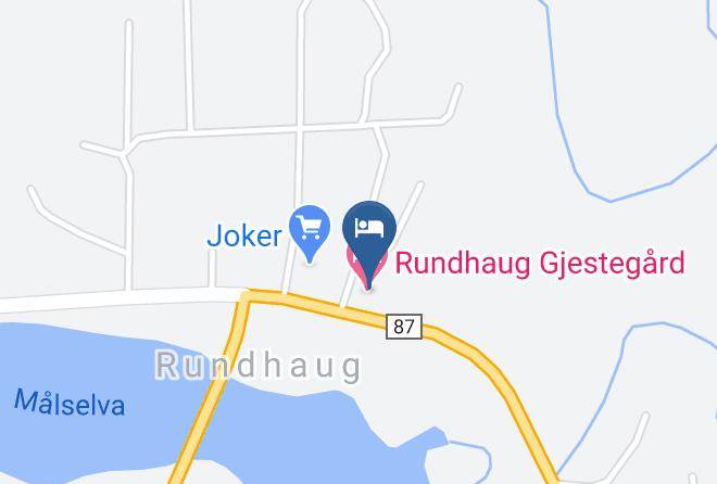Malselv - Rundhaug Gjestegard Maps