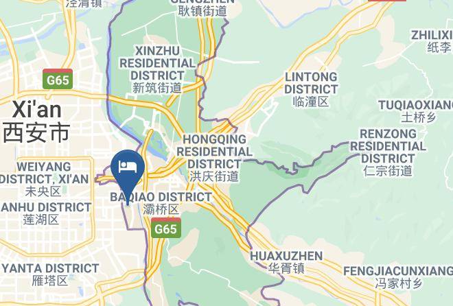 Xi An - Runjia Chain Hotel Xi'an Lepo Subway Station Maps