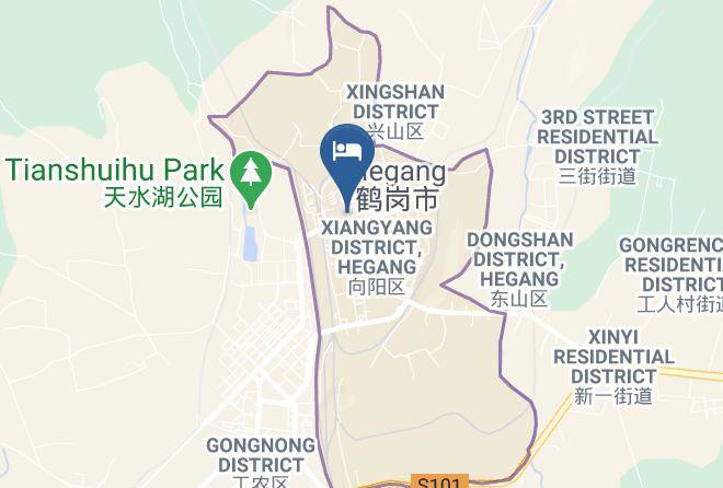 Hegang - Runsha International Hotel Maps