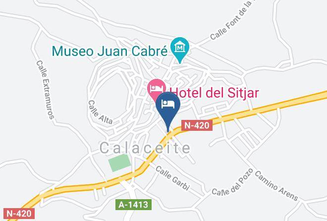 Teruel - Rural Calaceite Maps