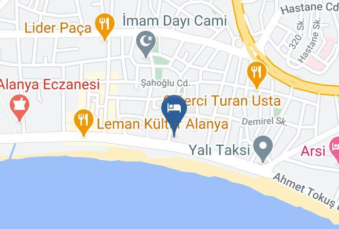 Alanya - Ruritania Hotel Maps