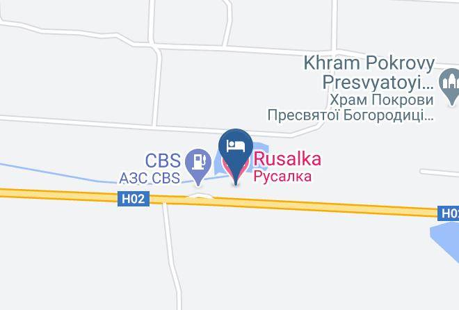 Pustomyty Raion - Rusalka Hotel Maps