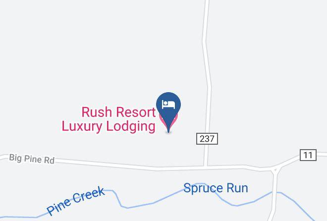 Hocking - Rush Resort Luxury Lodging Maps