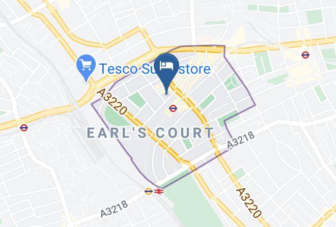 London - Rushmore Hotel Maps