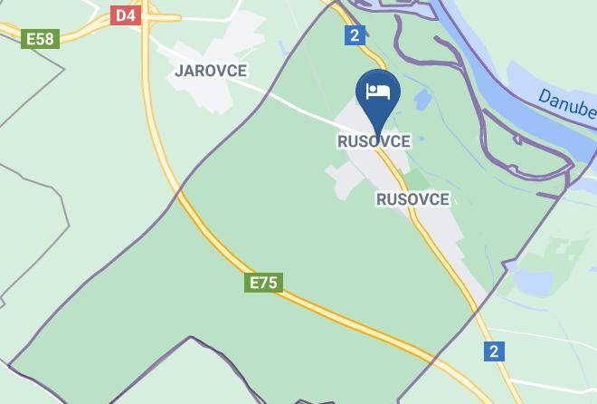 Rusovce - Rusovsky Penzion Maps